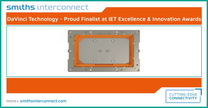 DaVinci technology has been shortlisted for 2024 IET Excellence & Innovation Award in the Emerging Technology of the Year category.