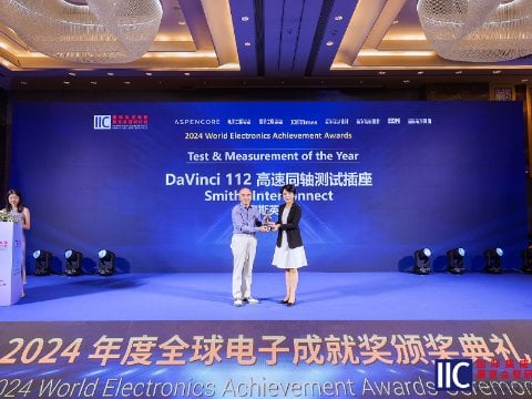 Image of  DaVinci 112 High-Speed Test Socket Wins Best Test Measurement Award at the 2024 Global Electronics Achievement Awards